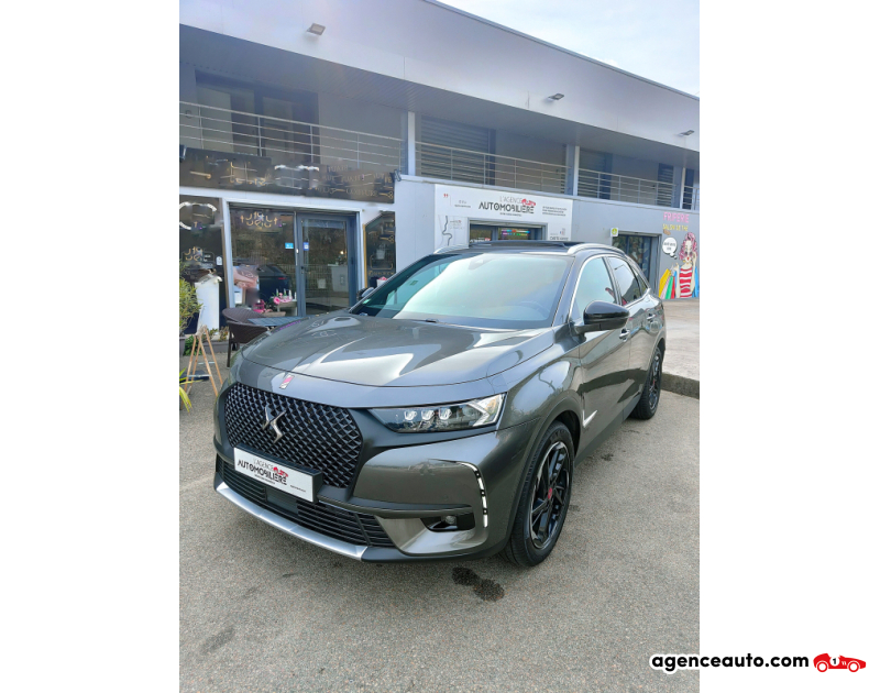 Achat voiture occasion, Auto occasion pas cher | Agence Auto DS DS 7 DS7 CROSSBACK 1.6 PURETECH 225 CH PERFORMANCE LINE BVA Gris Année 2018 Automatique Essence